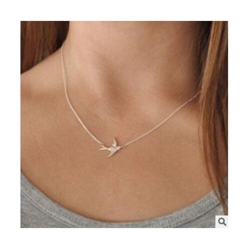 Na703 2020 Trendy simple Charm alloy small Bird Swallow Clavicle necklace Female Jewelry Accessories