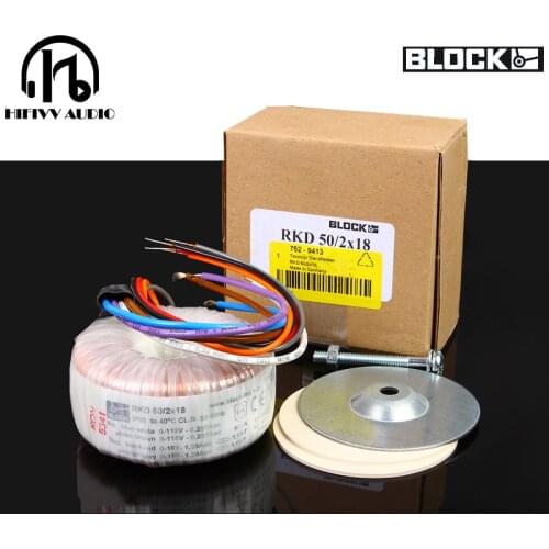 50VA 50W Germany Block power Transformer for Power supply amplifier and DAC double 18V or 24V