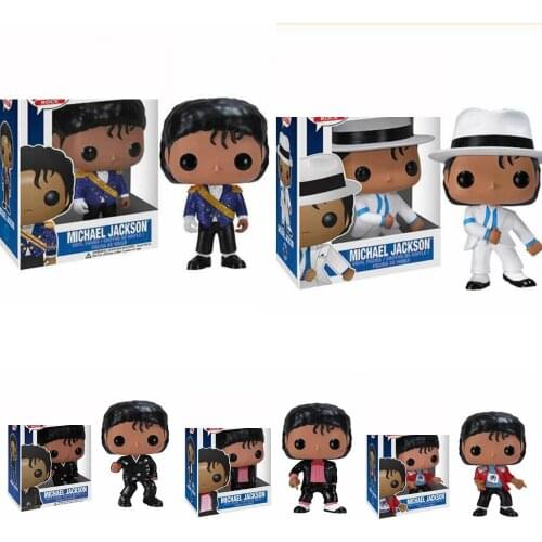Funko POP BEAT IT Dangerous MICHAEL JACKSON Anime Figure PVC Action Figure Collection Model Children Toys for Kids Birthday Gift