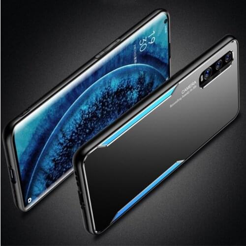 For OPPO Find X2 PRO Case Shockproof Metal Aluminum TPU Protect Cover for OPPO RENO 3 PRO RENO ACE 2 Phone Case