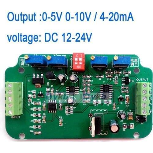 DYKB 0-5V 0-10V 4-20MA Load Cell sensor Amplifier Weighing Transmitter voltage current converter