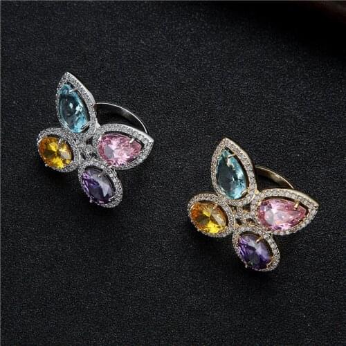 EYER Rings With Crystals
