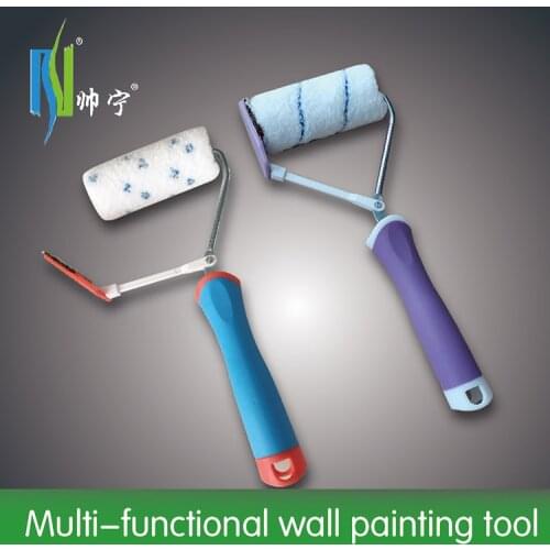 4 inch wall painting tool drum brush paint brush DIY corner drum brush