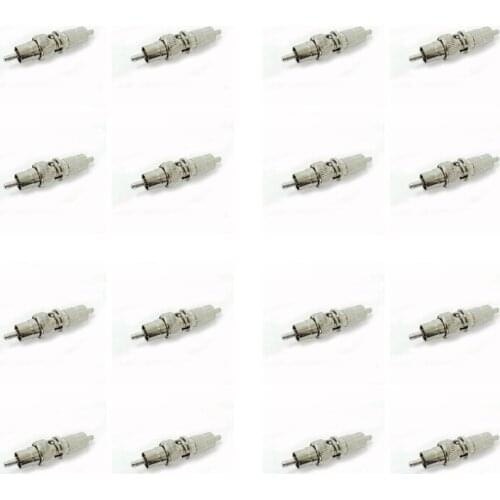 Communication Convertor 10pcs Female + 10pcs Male BNC To RCA Male Plug Adapter for CCTV Camera Wire Jack Video Adapter Converter