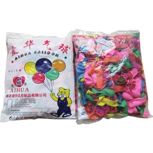 500 pcs. / lot No3 ball round latex small balloon Christmas balloons in the air wedding party toy bomb apple