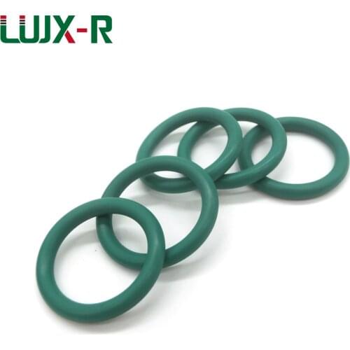LUJX-R 5pcs O Ring Seal FKM 2.4mm Green O-Ring Oil Sealing Washers OD90/92/95/98/100/105/110/115/120~150 FKM Rings Gasket