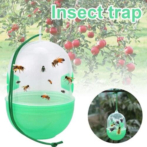 Reusable Outdoor Wasp Hanging Fly Trap Catcher Beekeeping Catcher Cage Equipment Tools for Wasps Bees Hornet Pest Control Garden