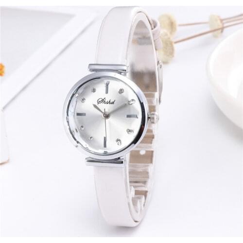 Fashionable casual belt watch new fashion sun grain small table wholesale ms clip figure drill girls watch straps