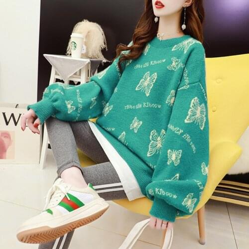 2020 Ins Fashion Women Sweaters Autumn Winter Women Loose Sweaters Knit Sweater Women Clothing