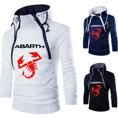 Mens hoodies Abarth Car Logo Printed unisex Sweatshirt Fashion Streetwear high quality Mens clothes casual Sportswear