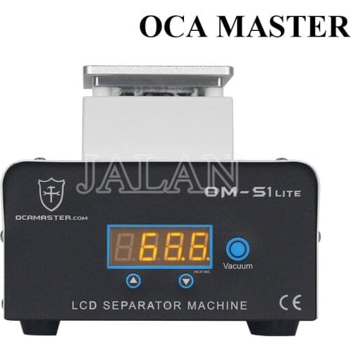 OCA Master 7inch heating lcd separate machine glass lcd display separating glue cleaning tool built in pump strong power
