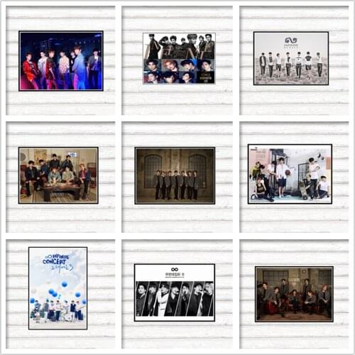 INFINITE Korean mens band Coated paper Poster Paintings Wall Pictures Wall Sticker