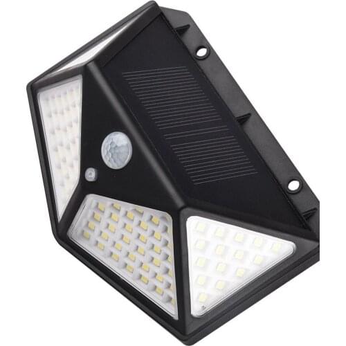 100 LED Solar Light Outdoor Motion Sensor Recharge Solar Wall Light Waterproof Emergency Led Light For Street Garden Porch Lamp