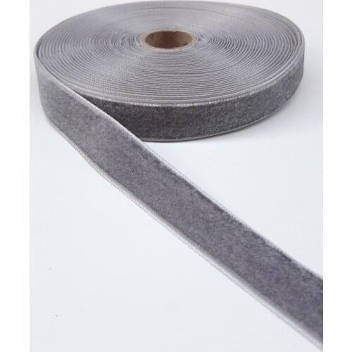 Gray Velvet Ribbon 2,5 cm