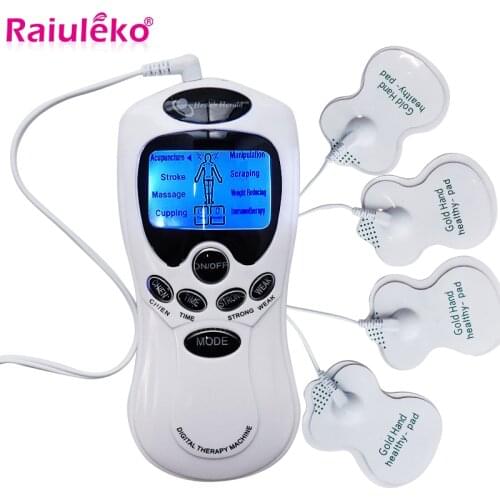 Tens Muscle Relax Stimulator Digital Electronic Body Slimming Pulse Massage Acupuncture Therapy Massager Physiotherapy Apparatus
