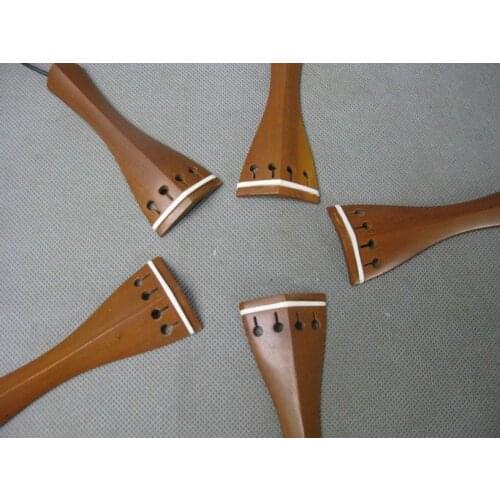 High quality 10pc hill-style Jujube violin tailpiece4/4,w/tail guts