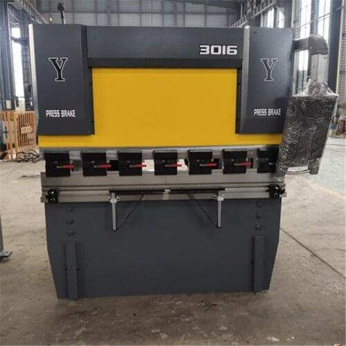 WC67K-125T1600 Small Size 10mm CC 5mm SS Metal Sheet Hydraulic Press Brake For Sale