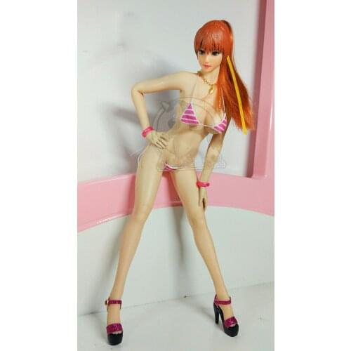 1:6th Pink Mini underwear Bikini+1 pair bracelet F 12" Phicen Women Body Doll