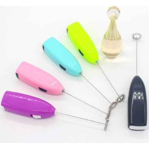 1Pc Hot Sale Mini Milk Drink Coffee Whisk Mixer Electric Egg Beater Frother Foamer Handle Stirrer Practical Kitchen Cooking Tool