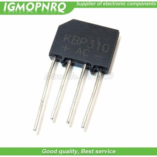 10pcs free shipping KBP310 Bridge Rectifiers ZIP 1000V 3A new original
