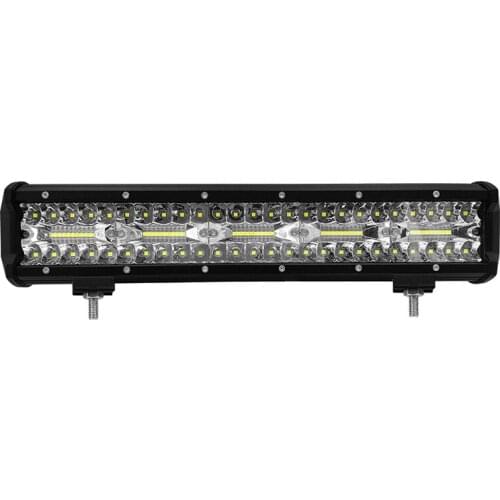 15 Inch Triple Row Color Temperature 30000Lm LED Light Bar Spotlight Drive Lamp For Trucks SUVs ATVs Boats Or Cars