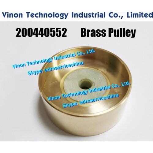 200440552 Brass Pulley Wire Threading C679 Size Ø80x34tmm for ROBOFIL 100,200,400,600 series Charmilles 200.440.552, 200-440-552