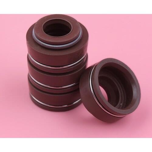 4pcs Valve Stem Seal For Honda GX390 GX340 GX270 GX240 13HP 11HP 9HP 8HP Engine Motor Part