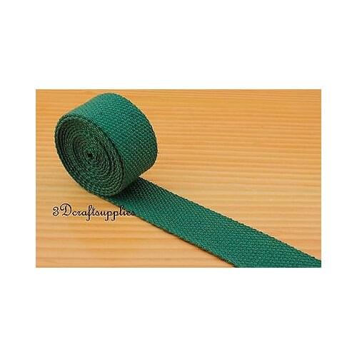 5 yards 1.25 inch ( 32 mm ) heavy weight cotton webbing key fob strap ZA71
