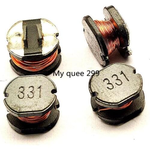 50PCS/lot SMD power inductors CD75 7.8*7.0*5.0mm 330UH