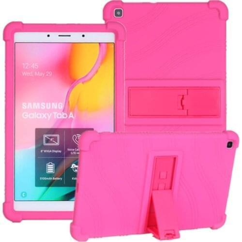 Child Shockproof Silicon Case For Samusng Galaxy Tab A 8.0 inch 2019 T290 SM-T290 T295 T297 Kickstand Tablet Shell Case Cover #S