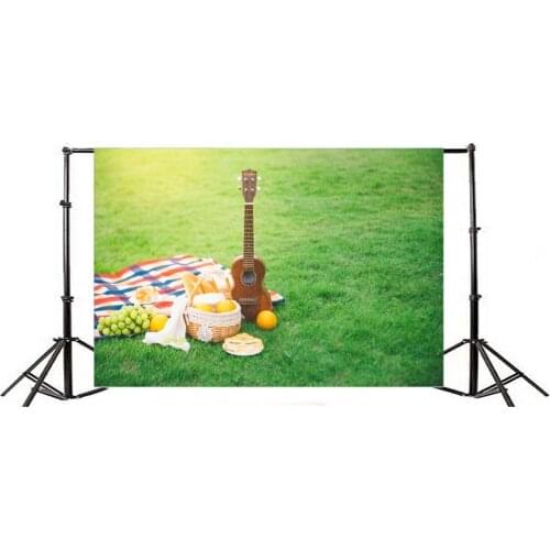 Photography Backdrop Musical Instrument with Fruit in Nature