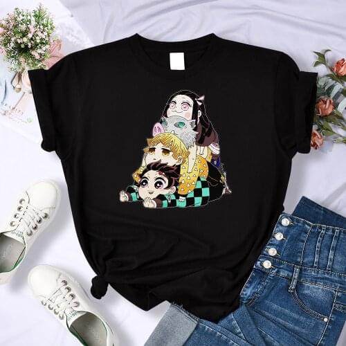 Anime My Hero Academia T Shirt Female Fashion O-Neck T Shirts Hip Hop Quality Shirt Casual Brand Womens T-Shirt Fashion Tops