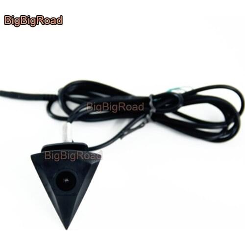 BigBigRoad For Volkswagen Transporter T5 2003-2016 / Passat CC 2008-2017 Car Front View Grille Logo Camera