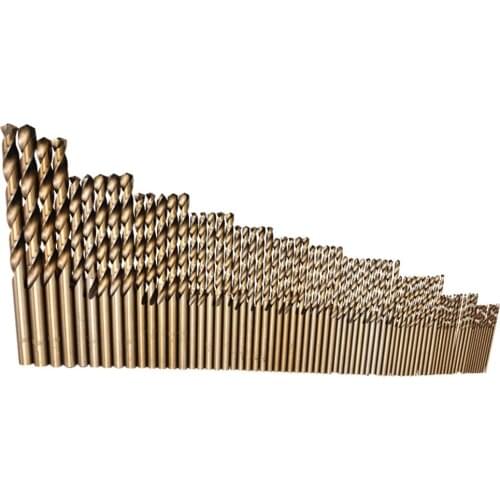 Cobalt Drill Bit 74pcs Spiral Drills Hss Co Steel Straight Shank 1-8mm Drill Bit Hss-co Drill Bit Set For High Tensile Steels