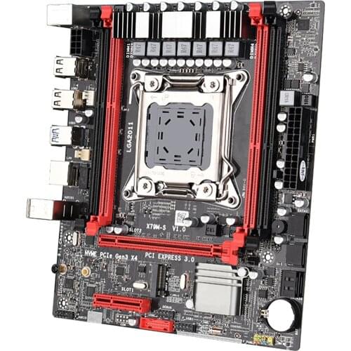 JINGSHA X79M-S 3.0 Chipset Motherboard LGA 2011 USB3.0 2-Channel DDR3 64G RAM PCI-E for NVME M.2 SSD Support REG ECC Memory