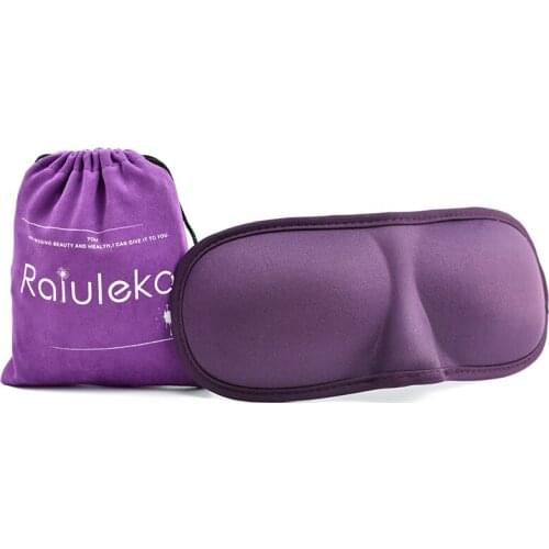 Fashion 3D Sleeping Eye Mask Memory Sponge Padded EyeShade Shade Cover Eyepatch Office/Travel Sleep Blindfolds Eye Bandage