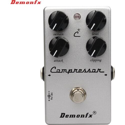 NEW Demonfx High Quality CK 4-Knob Compressor Guitar Effect Pedal Compressor With True Bypass