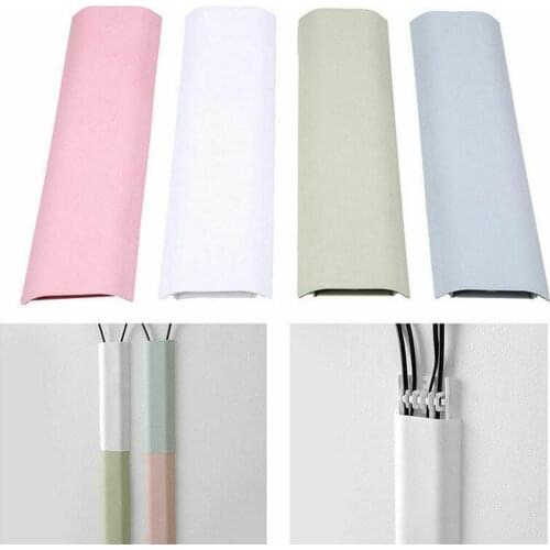 Cable Organizer Box Wire Management Device Self-Adhesive Cable Cover Protector Wall Cover Flat Screen TV Cord Wire Hide Strip