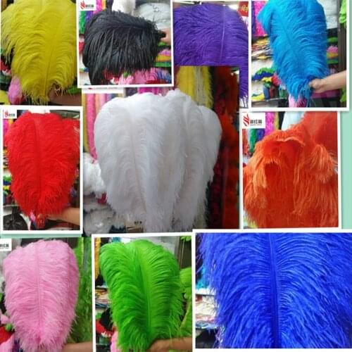 Sell high quality 50pcs / lot ostrich feather 16-18inch/40-45cm, DIY jewelry accessories /Wedding decoration choice of colors