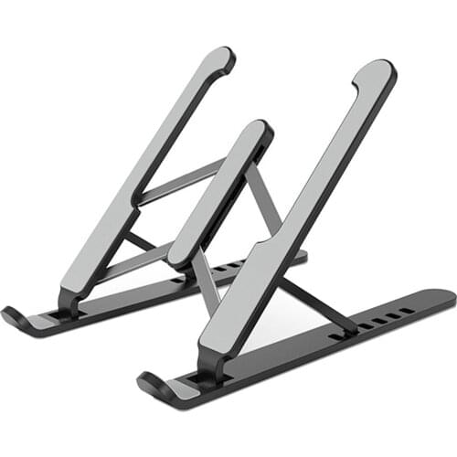 Adjustable Folding Laptop Holder for MacBook Air Pro Plastic And Aluminium Alloy Tablet Stand Cooling Bracket Riser