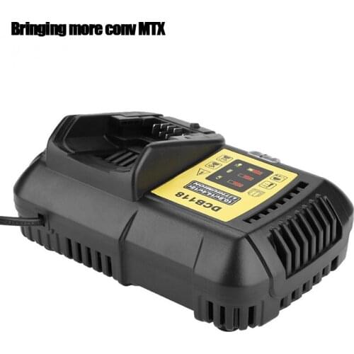 Eu Plug 4.5A Lithium Battery Charger 100-240V Universal For Dewalt 10.8V 14.4V 20V(Max)Lithium Ion Battery Fast Charger