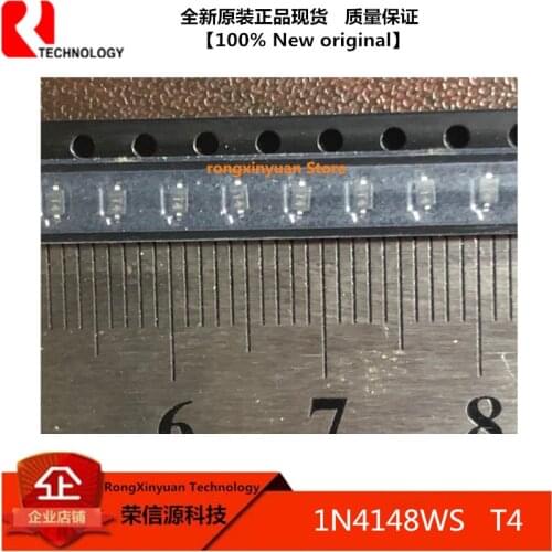 100 pcs/lot 1N4148WS T4 SOD-323 1N4148 SURFACE MOUNT SWITCHING DIODES 100% New original