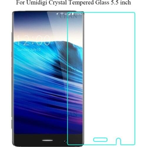 2PCS Umidigi Crystal Glass Tempered Film Screen Protector 9H 2.5D Explosion Proof Scren For Umidigi Crystal 5.5" Mobile Phone