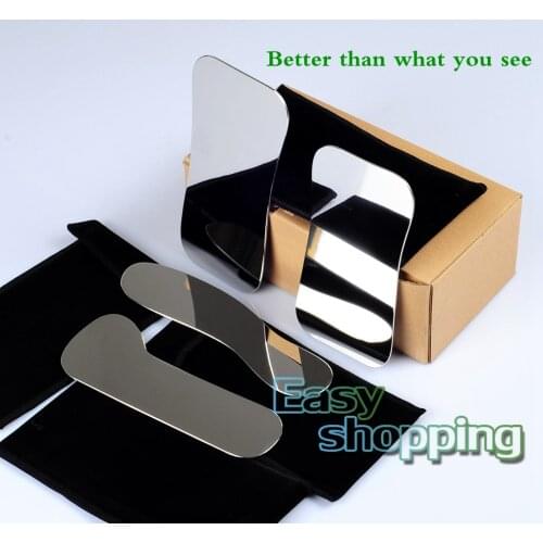 4pcs Dental Intraoral Clinic photography Mirror+1L+1S Black Background Board