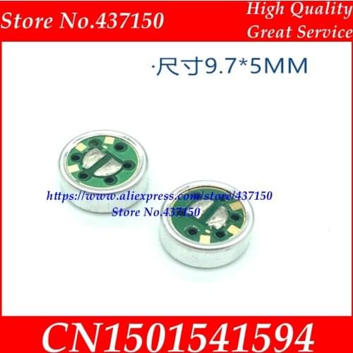 Anti howling capacitor microphone core high-end microphone built-in dual capacitor 9750 single directional microphone receiver 9