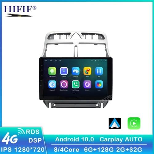 Car Radio Android Gps Navigation Player For Peugeot 307 307CC 307SW 2004-2013 Multimedia Stereo WiFi Video 2din 2 DIN AUTORADIO