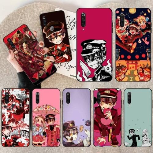 Toilet Bound Hanako kun Yugi Black TPU Soft Phone Case for Xiaomi Mi 10 Pro lite Mi9 9SE 8SE Pocophone F1 Mi 9T Pro