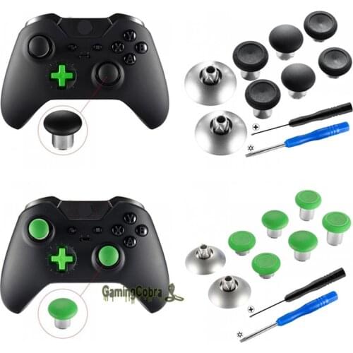 Magnetic Metal Analog Stick Thumbstick Grips for Xbox One X S / for Xbox One Elite / for PS4 Pro Slim Controller -XOJ20