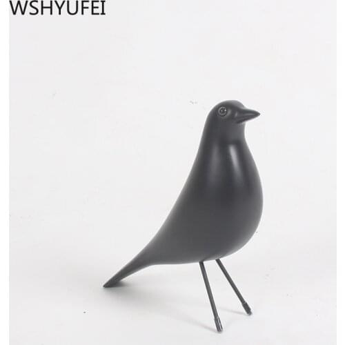 European Creativity Resin Bird Statue Home Decor Living Room Decoration Craft Wedding Christmas Gift Dove Ornament Office Mascot