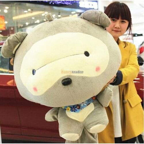 Fancytrader 39'' / 100cm the Biggest Stuffed Soft Plush Cute Raccoon Toy, Nice Gift For Kids and Friends, Free Shipping FT50378